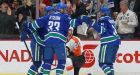 Burrows scores twice in 17 seconds in Canucks 4-1 win over the Flyers