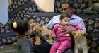 Two lion cubs 'adopted' by Palestinian family