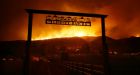 Evacuation alerts possible as U.S. fire edged closer to Canadian border